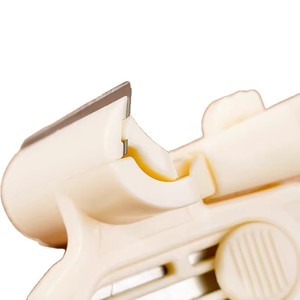 Cuchillo multifunción para raspar pelo de cerdo, escamas de pescado, lana, aceite, grasa, hoja de metal afilada y duradera, herramienta de uso doméstico, color blanco. - Product Image 1