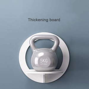 Wandmontierter TV-Hintergrundhalter Schlafzimmer Balkon Nachttisch Wanddekoration Blumentopfständer Aufbewahrungsregal Bohrerfreies Wandregal - Product Image 5