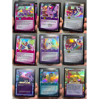 Protège-cartes holographiques en plastique pour cartes de sport, MTG, TCG, Pokémon – Protège-cartes à chargement par le haut