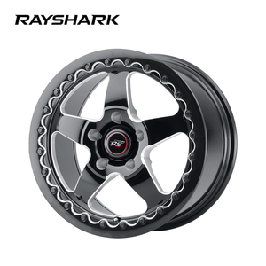 Jantes RS Custom Forgées Beadlock 5x114.3 5x115 pour Muscle Car 17x10 17x11, compatibles Mustang GT S550 S650 Challenger Charger SRT - Product Image 1