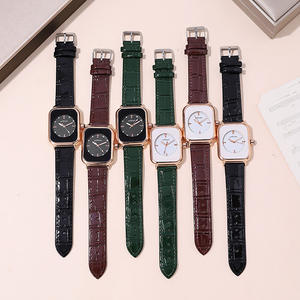 Venta directa de fábrica, venta al por mayor transfronteriza, reloj de mujer con cinturón de cuarzo luminoso cuadrado de moda - Product Image 6