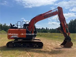 Second Hand Used Japan Original HITACHI ZX130 <b>Crawler</b> Excavator With Track <b>Shoes</b> Moving - Product Image 2