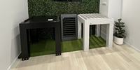 Pérgola de Aluminio para Terraza, Impermeable, con Cerradura, Resistente al Fuego, Techo para Espacio Exterior, Diseño Bioclimático Ecológico con LED