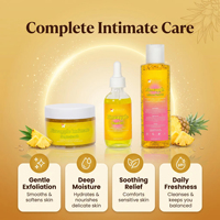 Gel intime équilibré au pH à l'ananas, gel rafraîchissant pour le contrôle des odeurs, soin féminin, marque privée OEM ODM en gros