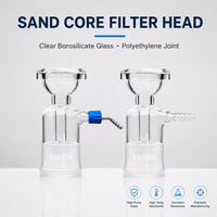 Tête de filtre en verre Tiandi Lab 60 mm avec sortie filetée GL14, pour appareil de filtration sous vide