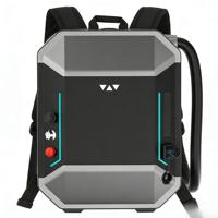 Máquina de Limpieza Láser de Pulso Compacta Tipo Mochila de 50W 100W para Limpieza de Capas de Óxido en Líneas de Soldadura