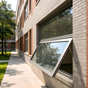 Deioux Made to Measure Aluminum Alloy Glass Casement Window with Slim Aluminum Frame Profile for Residential Building - Product Image 1