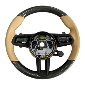 พวงมาลัยหุ้มหนัง CE Porsche สำหรับ CAYMAN Cayenne Panamera Macan tayneen 981 970 911 996 958 991 997 992 971 958 981 - Product Image 5