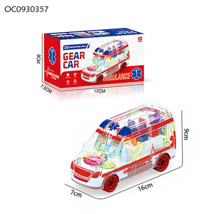 Voiture d'<span class=keywords><strong>ambulance</strong></span> électrique à roues universelles pour tout-petits, enfants, garçons - Product Image 6