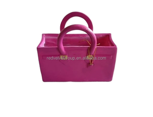 <span class=keywords><strong>Vaso</strong></span> di Design a Forma di Borsa di Lusso, Stile Moderno Creativo per Arredamento Casa, in <span class=keywords><strong>Resina</strong></span> Bianca a Forma di Rosa - Product Image 3
