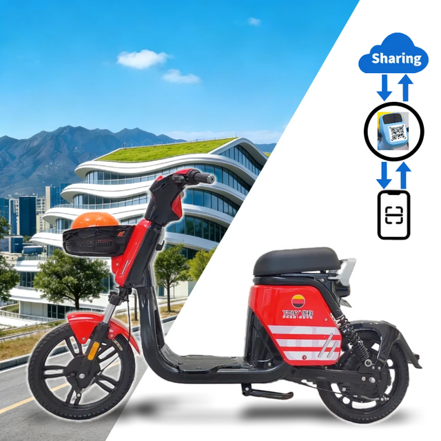 Dual-Use Electric Motorcycle for Sharing & Short-Term Rental with Swappable Battery
