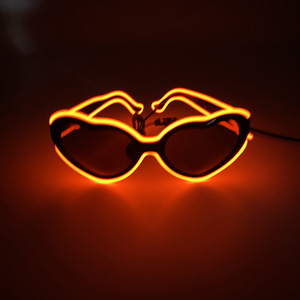 Sáng tạo LED nhấp nháy EL Dây kính hình trái tim nhựa Glowing Eyewear cho tốt nghiệp bên buổi hòa nhạc raves Nguồn cung cấp đồ chơi - Product Image 2