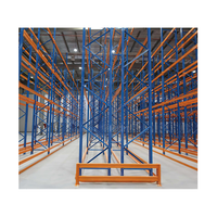 Étagère de stockage robuste en acier Q235B pour centre logistique, fabricant OEM, capacité 4000 kg, conception personnalisée