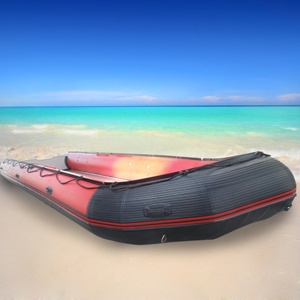 Goboat GTS800 Yate Deportivo Inflable de 26.3 pies (<span class=keywords><strong>8</strong></span> <span class=keywords><strong>Metros</strong></span>) con Suelo de PVC y Casco de Aluminio, Capacidad para 20 Personas, Estable y Duradero, Motor Fuera de Borda, para Océano - Product Image 6