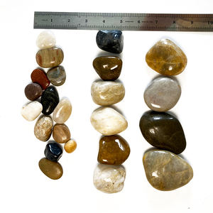 Ciottoli di Pietra Naturale Levigati e Lucidati Multicolore per Acquari e Decorazioni Paesaggistiche Esterne, Ecologici e Durevoli - Product Image 5