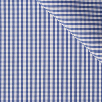 Tissu extensible de luxe teint en fil, coton, nylon, élasthanne, tissé à rayures et à carreaux, pour la confection de chemises et vêtements pour hommes