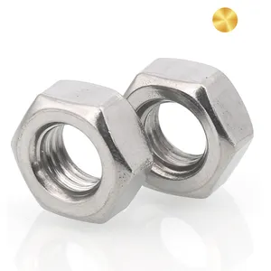 DIN934 Stainless steel A2 A4 SS304 SS316 hex head nut M6 M8 M10 different types of nuts and bolts