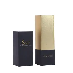 LOGO Custom Deckel und Basis Karton Geschenk box Luxus Papier Wein kiste Verpackung für besondere Tage