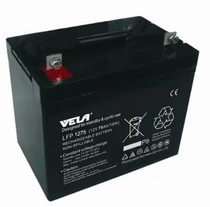 12v 7.5ah ups battery agm battery yuasa motorcycle battery FP1275