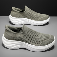Chaussures de course décontractées légères et respirantes à semelle souple avec logo personnalisé, antidérapantes, tendance printemps, pour hommes et femmes, en gros