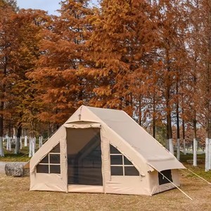 Customizable <b>2</b>-Material Portable Outdoor Camping <b>Tent</b> <b>Waterproof</b> Oxford Fabric for Family Events - Product Image 3
