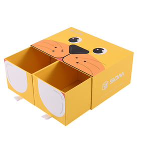 High Grade Product Packaging Gift Paper Empty Box Manufacturers Cartoon Drawer Box Small Batch Customization Gift Box
