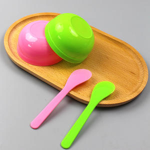 Juego de Tazón para Mezclar <span class=keywords><strong>Mascarillas</strong></span> Faciales <span class=keywords><strong>con</strong></span> Cuchara y Espátula - Accesorios de Plástico para Spa y DIY - Product Image 2