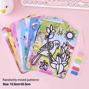 批发Diy儿童沙画套装儿童益智卡通绘画沙画艺术贴纸 - Product Image 4