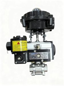 Válvula Neumática de Tres Piezas a Prueba de Explosiones para Agua, Gas y Aceite en Aplicaciones de Alta Temperatura, OEM - Product Image 1