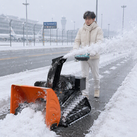 Machine de déneigement et de balayage télécommandée robuste Loncin 420cc 15HP EPA avec une largeur de 1000 mm