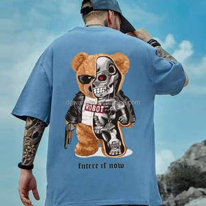 Camiseta tipo waffle personalizada OEM para hombre, manga regular, cuello trasero, <span class=keywords><strong>ropa</strong></span> de verano moderna, jersey informal elegante en blanco - Product Image 2