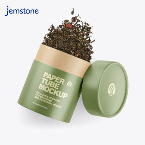 Boîte d'emballage cylindrique en carton kraft pour capsules de gel alimentaire à base de plantes, design personnalisé, recyclable, tube en papier pour poudre de protéines - Product Image 4