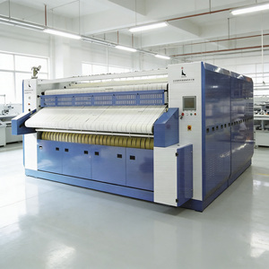เครื่องรีดผ้าแบบอัตโนมัติเต็มรูปแบบ SERPENTINE FLATWORK IRONER สำหรับโรงงานซักผ้า ลดราคาพิเศษ - Product Image 2