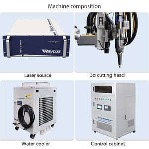 金属レーザー切断機ミリタリーヘルメット効率的で環境に優しいファイバーレーザーチューブ切断機 - Product Image 3