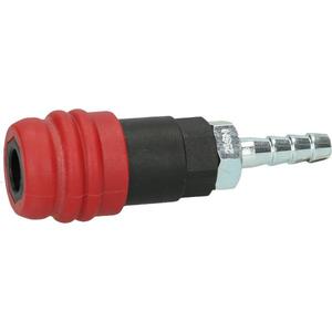 KS TOOLS - 999.9098 Accouplement de sécurité pneumatique à 2 niveaux avec embout de tuyau (mm) - EAN 4042146772300 AIR TOOL ACCESSORIES - Product Image 1