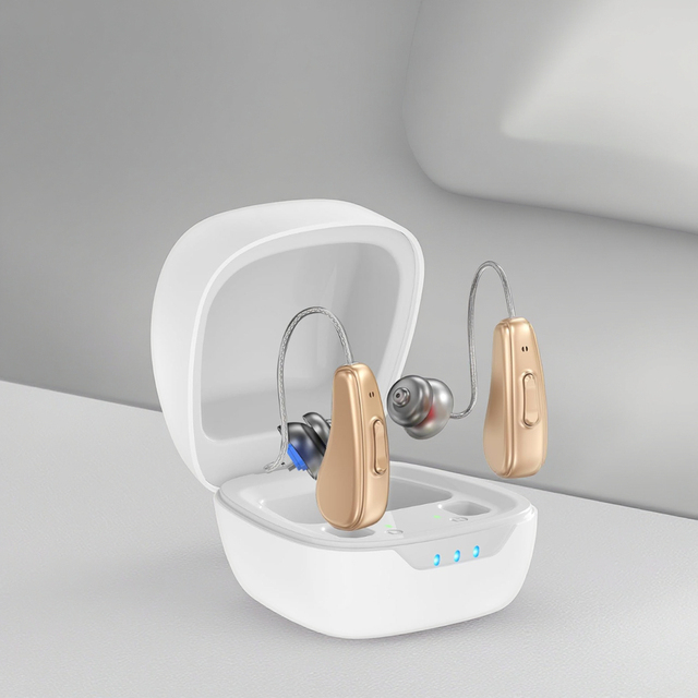 ODM OEM Sample Digital Rechargeable 16 Channels Hearing Aids for Adult Seniors & Hard-of-Hearing