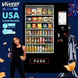 Máquinas Expendedoras Inteligentes con Pantalla Táctil Refrigeradas para Bebidas Frías, Refrescos, Snacks y Alimentos, con Sistema POS para Artículos de Venta Minorista - Product Image 1