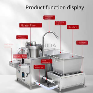 <span class=keywords><strong>Machine</strong></span> automatique commerciale de lavage et de dégrossissage du riz - Product Image 4