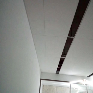 Glas Fiberglas Wolle Akustische Deckenplatten Paneele Schall dämmung Industrie design Schall dichte Deckenplatten Bürogebäude - Product Image 4