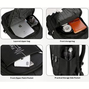 Wholesale Custom Business Large Capacity Men's <b>Backpacks</b> Casual Waterproof Travel Bag <b>Laptop</b> Back Pack Student <b>Backpack</b> - Product Image 5