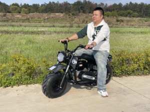 Minimoto de Cross de 200cc para Adultos, Motocicleta Todoterreno de Gasolina con Neumáticos Anchos, Motor de 4 Tiempos, Alto Torque, Velocidad Máxima <40km/h - Product Image 6
