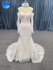Abito da Sposa a Sirena Taglie Forti per Donne, <span class=keywords><strong>Vestito</strong></span> da Damigella, Abito Nuziale, Robe De Mariée, Lehenga Choli - Product Image 1