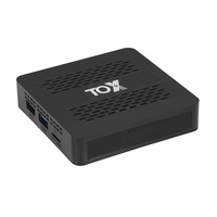 TV Box Android TOX4 Rockchip RK3528 4GB 32GB, WiFi Dual 2.4/5G, BT5.0, Compatible con HDR 4K, Receptor de TV Inteligente para Reino Unido, Actualización OTA, ATV 13