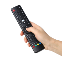 Control Remoto Universal Inteligente Personalizado de Fábrica, 45 Botones, Color Negro y Blanco, ABS, Repuesto para TV LCD LED Inteligente