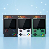 Console de jeu portable X6 de haute qualité, 10 000 jeux intégrés, écran 3,5 pouces, résolution 640x480, alimentation par piles AAA, couleur