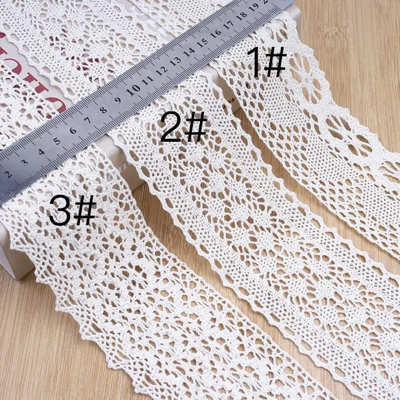 clunny Lace Ribbon for Crafts Cotton Lace Sewing Trims