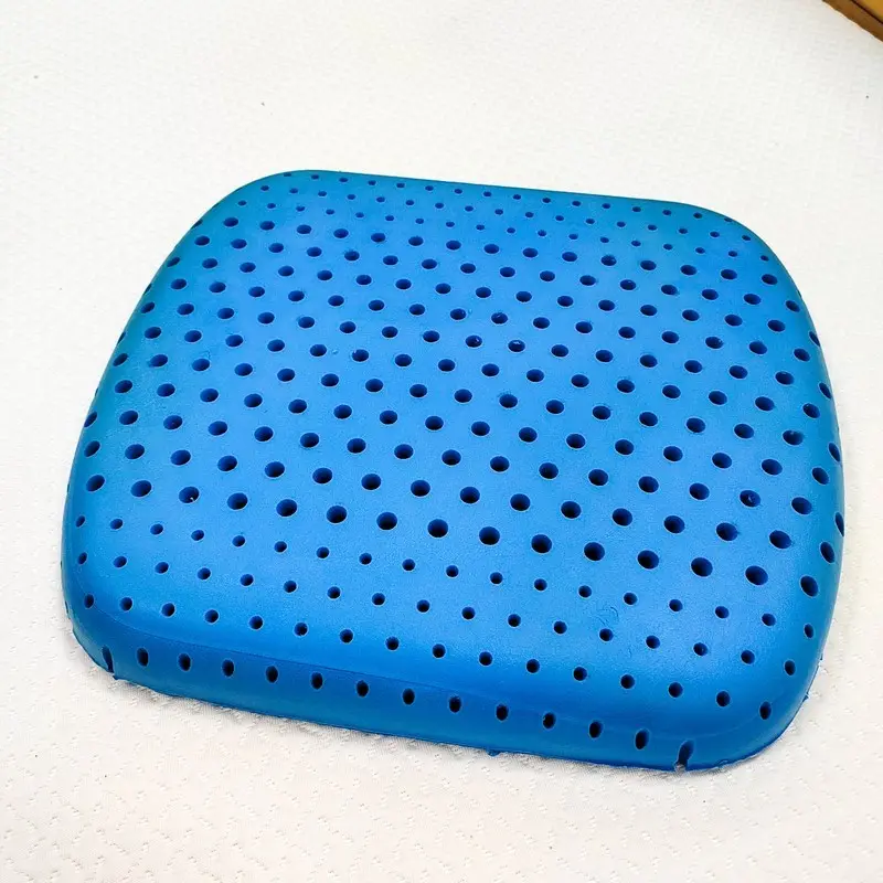 Spot Supply Soft Velvet Cover Adult Gel Infused Memory Foam Seat Cushion With Holes