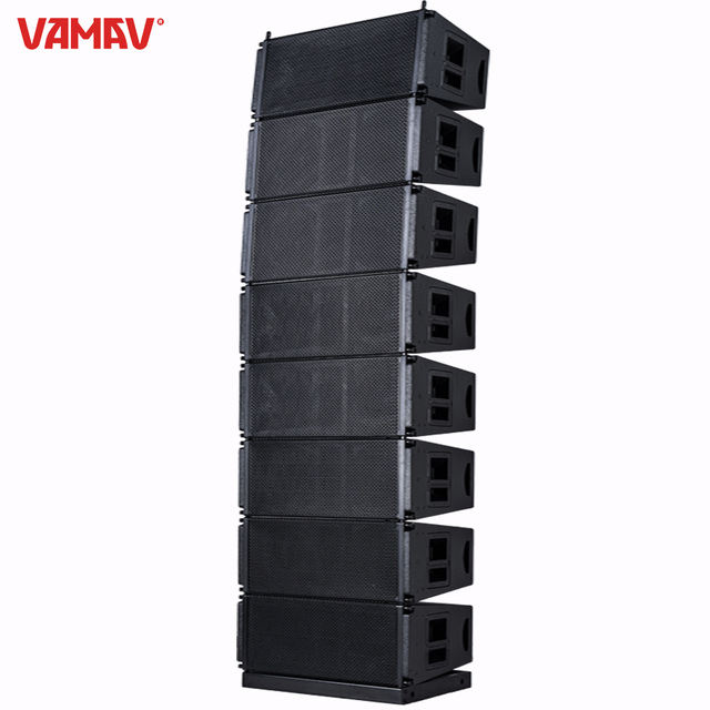 VAMAV NOVA LX1002D Active Line Array Speaker System Dual 10-Inch 1000W High Power Sound System Stage Professional Audio Outdoor