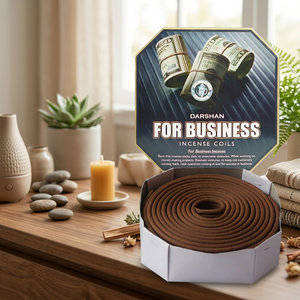 Bobines d'encens parfumées florales de qualité supérieure, à parfum longue durée, pour une énergie positive, une relaxation et une ambiance de prière. - Product Image 3