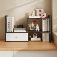 Étagère murale moderne et simple en panneaux de bois, pliable et rétractable, avec porte de placard, en MDF, pour salon et chambre à coucher